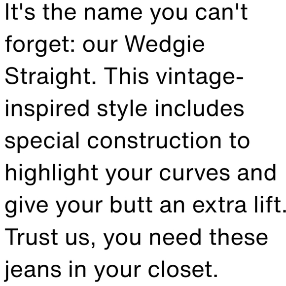 LEVI'S Wedgie Straight Jean - Picture 9 of 9